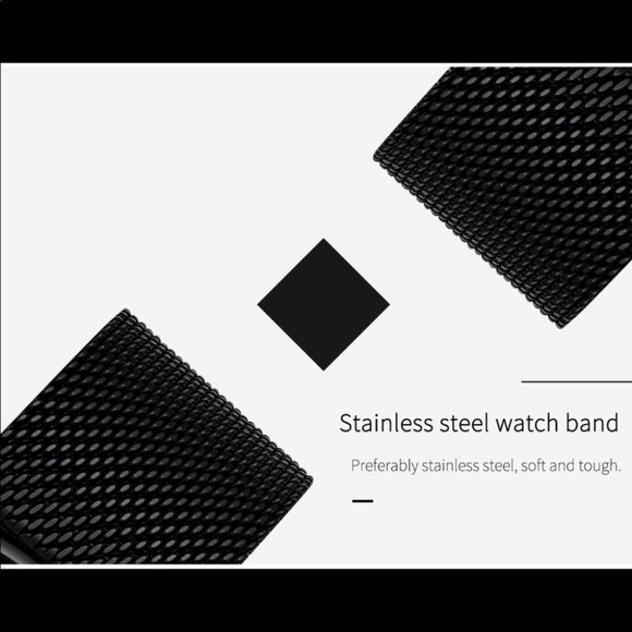 😎⌚️⏱slick Slim Mesh Steel Waterproof Blue Sport Watch - Picture 4 of 8